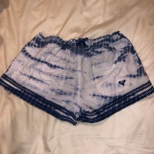 Roxy Blue Tie-die Shorts